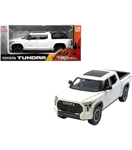Amazon.com: 2023 Tundra TRD 4x4 Pickup Truck White Metallic with